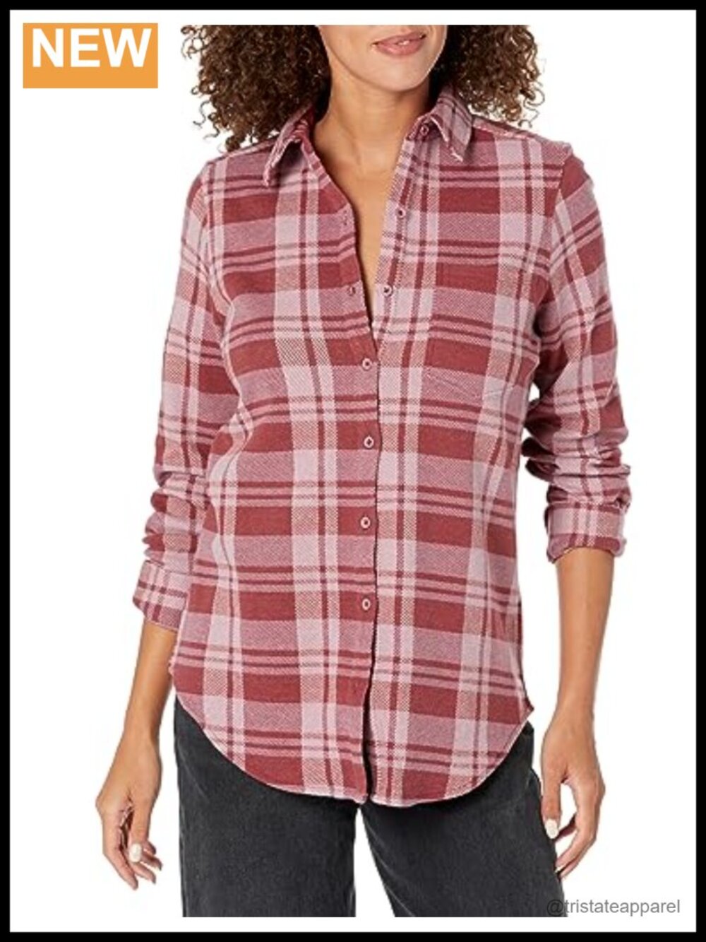 Women's Button-Down Shirt, Classic Fit, Long Sleeve, Soft Stretch